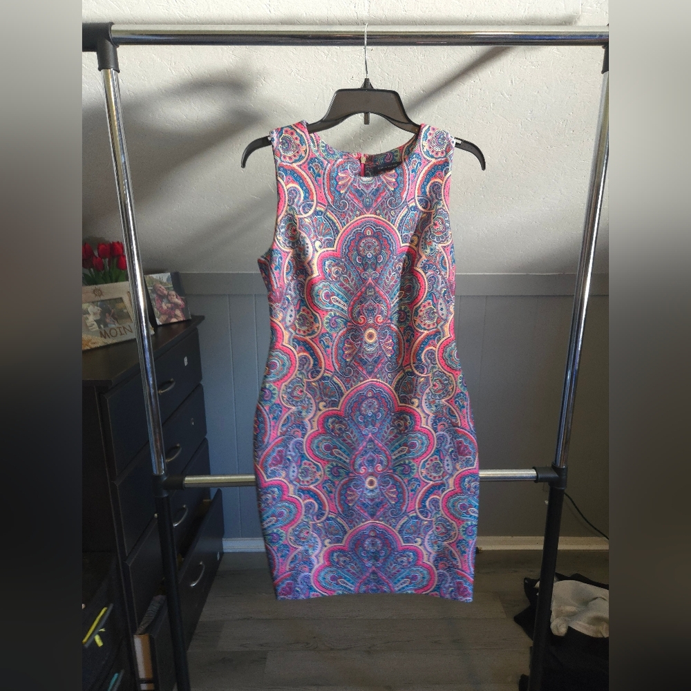 Tommy Hilfiger Multicolor Paisley Mini Dress
